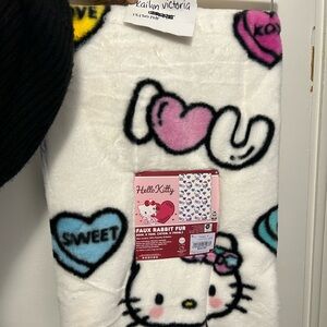 Hello Kitty Valentines Blanket